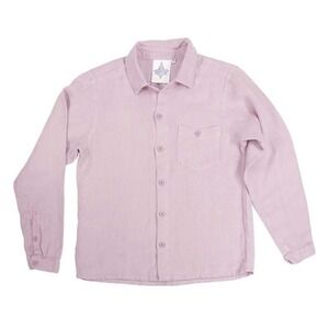 Jungmaven Lassen Hemp Linen Chore Coat Jacket Button Rose Quartz Shirt unisex xs